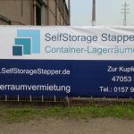 Selfstorage Stapper - Container - Lagerräume - Duisburg - Banner, Self-Storage, Self Storage, Lagerraumvermietung